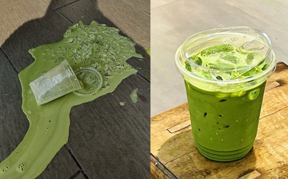 Gần 10 triệu người xem ly matcha đổ