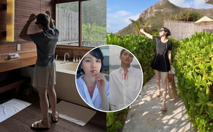 Sơn Tùng và Hải Tú lộ ảnh cùng đi nghỉ dưỡng ở resort 5 sao