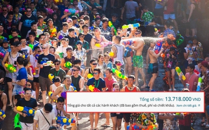 Vé máy bay 14 triệu, khách Việt ngậm ngùi "đứt chuỗi" Lễ hội té nước Thái Lan