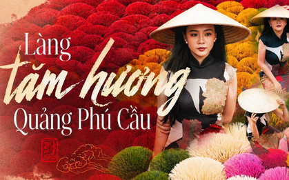 Cách Hà Nội chỉ 30 phút chạy xe có một ngôi làng "đẹp như tranh vẽ" lên báo Tây liên tục: Mỗi tháng làm 50 tấn hương, xuất khẩu đi cả Ấn Độ - Trung Quốc