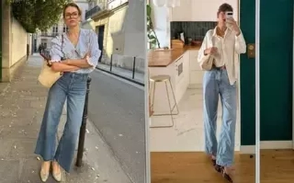 5 cách mặc quần jeans trong mùa hè của phụ nữ Pháp
