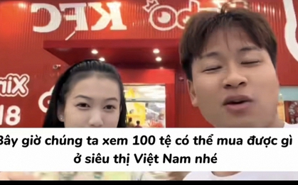 Cầm 350.000 đồng đi siêu thị Việt, khách Trung Quốc ngại ngùng xin trả lại đồ lúc tính tiền