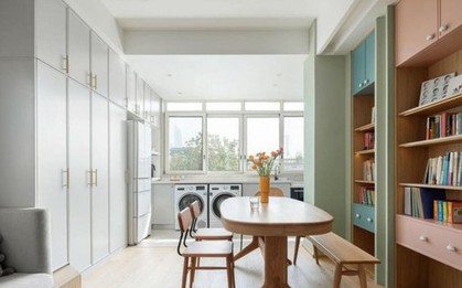 Nhà 55m² vẫn đủ 4 phòng ngủ, 2 vệ sinh cho 6 người: Cách bố trí khiến ai cũng muốn học theo