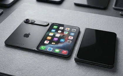 iPhone gập đầu tiên lộ diện thiết kế