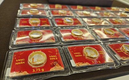 Cuối ngày 7-4, giá vàng miếng SJC, vàng nhẫn giảm nhanh, ngược dòng thế giới