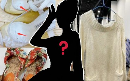 Phát hãi với màn pass đồ "cũ, bẩn, ngáo giá" của mỹ nhân tai tiếng nhất showbiz: Giày dính đất bán 880.000, áo len xù lông giãn cổ tận 500.000