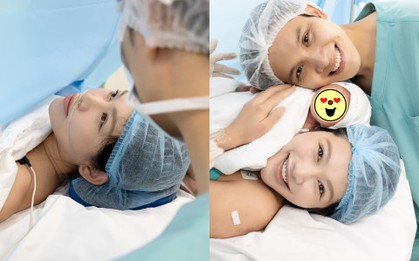 Á hậu Chế Nguyễn Quỳnh Châu sinh con trai đầu lòng