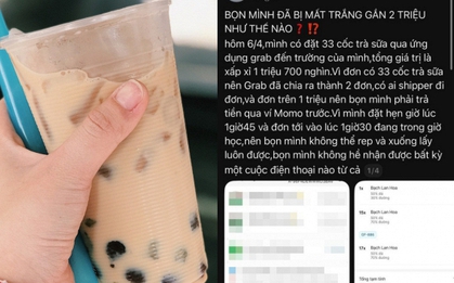 Nhóm học sinh tố shipper tự ý “tiêu hủy” 33 ly trà sữa giá 1,7 triệu, shipper nói đã gọi hàng chục cuộc nhưng không ai nhấc máy