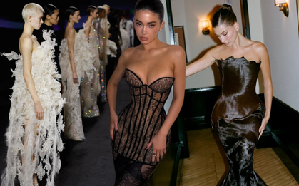 Ai cũng đang mặc váy của brand này: Kylie Jenner, Hailey Bieber đều nhiệt tình lăng xê