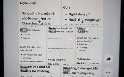Phụ huynh bức xúc tố cô giáo lớp 1 nhờ ChatGPT soạn bài tập tiếng Việt cho học sinh, còn "hồn nhiên" gửi nguyên ảnh chụp màn hình!