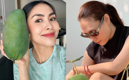 Tăng Thanh Hà, Mỹ Tâm đua nhau trồng 1 loại cây cho quả lúc lỉu: Ngon, sạch chẳng lo thuốc trừ sâu còn xóa nhăn da