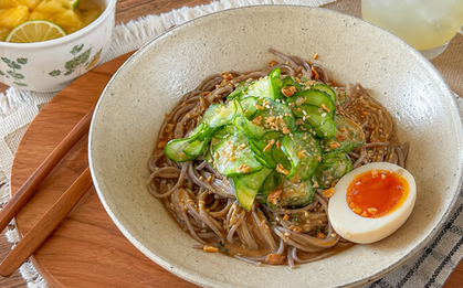 Mì trộn lạnh kiểu Nhật sốt miso - yuzu: Bát mì mùa hè khiến tôi phải lòng ngay từ lần đầu