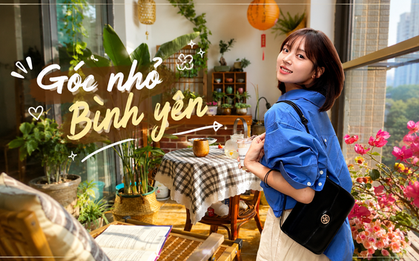 Cô gái trẻ chi 14 triệu đồng cải tạo ban công 6m² thành “khu vườn trên cao”: Nhìn xong chỉ muốn về nhà làm lại ngay
