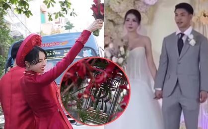 Văn Thanh rước “chị đẹp gymer” Bích Hạnh về dinh bằng Rolls-Royce bạc tỷ, cô dâu xinh không điểm chê