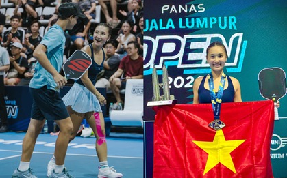 Nàng thơ Alix Trương cùng thần đồng 15 tuổi Tama xuất sắc vô địch PPA Kuala Lumpur