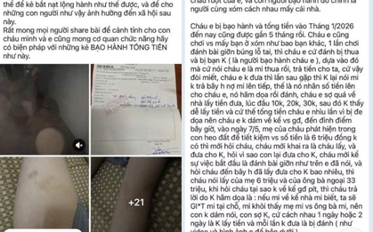 Vụ "bạo lực ghê gớm và trắng trợn" khiến phụ huynh Đà Nẵng cầu cứu, công an vào cuộc: Đây là dấu hiệu cha mẹ nhất định đừng bỏ qua