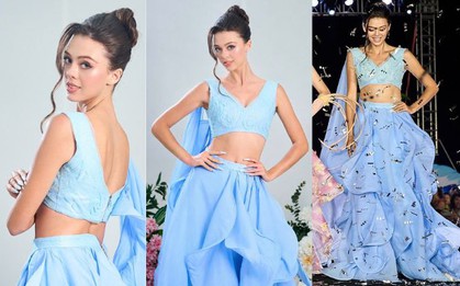 "Búp bê sống" tái xuất sàn catwalk sau thời gian ở ẩn chăm chồng thủ môn, nhan sắc vẫn đỉnh chóp, đứng đầu dàn WAGs Việt