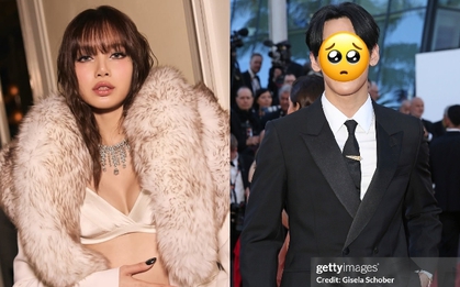 Nam thần là "thanh mai trúc mã" của Lisa (BLACKPINK) trên thảm đỏ Cannes: Quấn ống loe, tóc bổ luống và đôi môi căng mọng toàn filler?