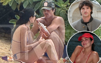 "Tóm gọn" Kendall Jenner hẹn hò tài tử Đồi Gió Hú trên bãi biển