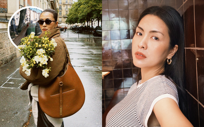 Tăng Thanh Hà đến Pháp vẫn không bỏ được ly nước dưỡng nhan trendy nhất thế giới
