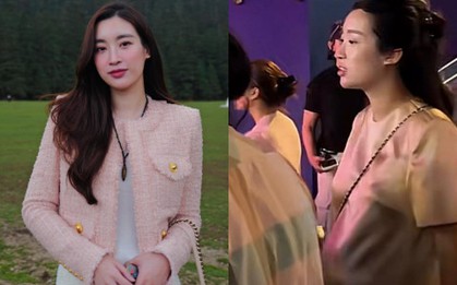 Hoa hậu Đỗ Mỹ Linh bị "team qua đường" bắt gặp khi bầu lần 2