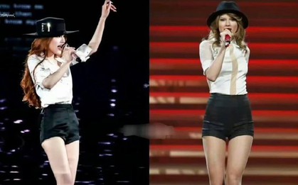 Triệu Lộ Tư đạo nhái Taylor Swift