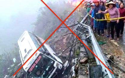 Thông tin 'lật xe khách làm 18 người chết trên đèo Phượng Hoàng' là bịa đặt