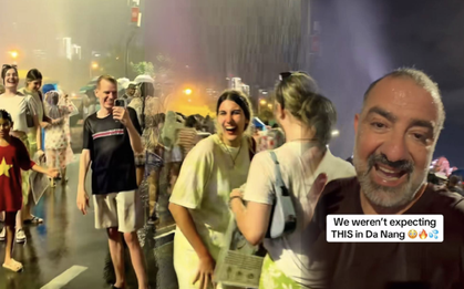 Có 1 nơi ở Đà Nẵng cuối tuần nào cũng kẹt xe, ai cũng tình nguyện đứng im để bị ướt từ đầu đến chân