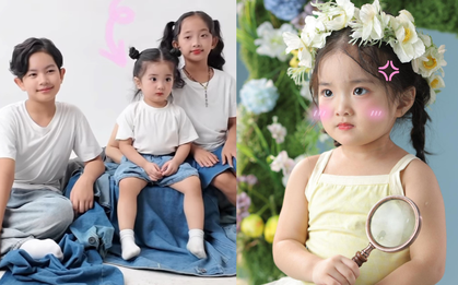 3 nhóc tỳ nhà Khánh Thi - Phan Hiển cực đáng yêu: Kubi ra dáng hot boy, Anna điệu đà, Lisa chiếm trọn "spotlight"