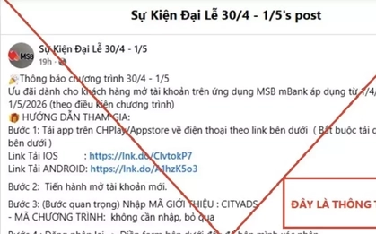 Ngân hàng cảnh báo lừa đảo kiểu mới