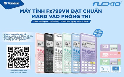 Máy tính khoa học FLEXIO đạt chuẩn mang vào phòng thi