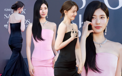 Cú va chạm khó ngờ của Suzy và Yoona tại thảm đỏ lớn nhất Hàn Quốc