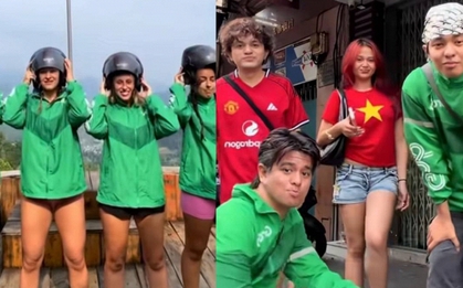 Khách Tây thi nhau lùng mua áo Grab làm đồ lưu niệm, khao khát hóa thân thành người bản địa