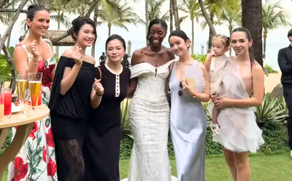 Khung hình Doãn Hải My đọ sắc Chu Thanh Huyền và dàn WAGs Tây gây sốt