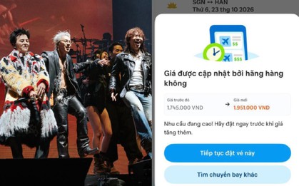 BIGBANG vừa xác nhận đến Hà Nội: Giá vé máy bay tăng 4 lần sau 10 phút, khách sạn chỉ còn 1 phòng trống