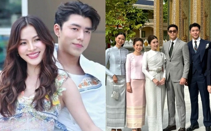 Nine Naphat lần đầu dẫn bạn gái mới dự đám cưới bạn thân, nhan sắc thế nào so với Baifern?