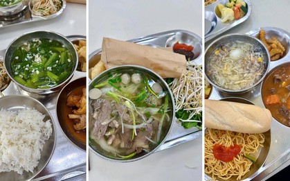 Bữa cơm bán trú 1 trường học ở Hà Nội khiến phụ huynh cũng mê tít: Cho người lớn đăng ký ăn cùng được không?