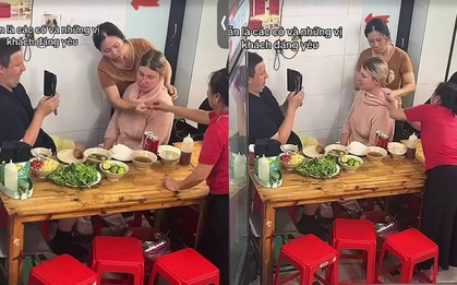 Khách Tây bất ngờ bị trúng gió giữa quán ăn, ấm lòng  khi được người Việt sơ cứu ngay tại chỗ