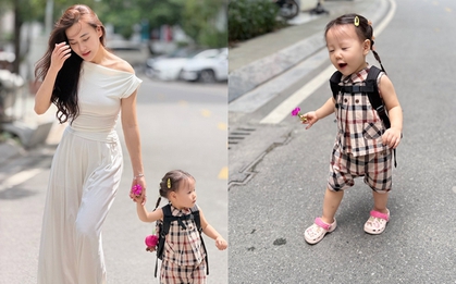 "Bản sao mini" của Phương Oanh gây sốt: Thần thái từ bé, đôi mắt y đúc Shark Bình