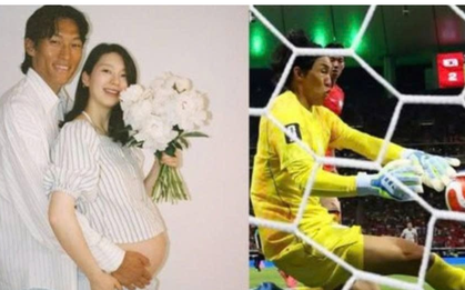 Thủ môn Hàn Quốc đang đá World Cup thì vợ sinh em bé: Nàng WAG nhắn gửi một câu đầy xúc động