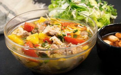 Đây chính là bát canh dưỡng sinh tuyệt vời, vừa cứu rỗi vị giác những ngày chán cơm, vừa chăm sóc gan và da cho cả gia đình