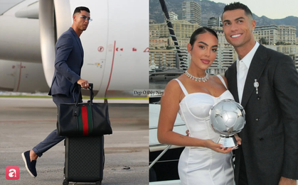 Chiếc túi mang tới World Cup gợi nhớ chuyện tình như cổ tích của Ronaldo và vợ