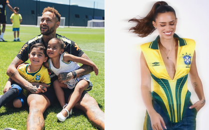 Cả đội Brazil lên đường đi thi đấu trận 2 tại World Cup 2026, mình Neymar phải ở lại vì chấn thương, được bạn gái đang mang thai đến thăm