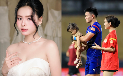 Lần đầu gặp vợ người mẫu của Thanh Nhàn U23 Việt Nam ngoài đời: Visual có nét căng như trên mạng?