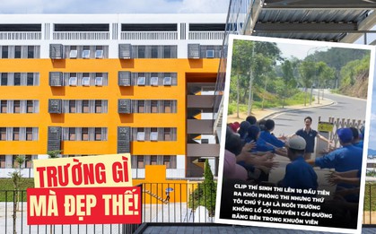 Một trường THPT bất ngờ gây bão MXH trong kỳ thi lớp 10 năm nay, nhiều người xem ảnh ngỡ ngàng: Sao mà "hoành tráng" thế này!