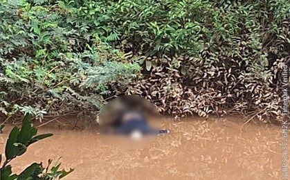 Ai biết danh tính thi thể nam dưới sông Cần Lê, liên hệ ngay SĐT Công an