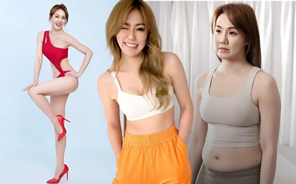 Từng nặng 69kg sau sinh, một cựu siêu mẫu giảm 12kg ngoạn mục: Dám mặc bikini hở bạo sau hơn 10 năm khiến dân mạng trầm trồ