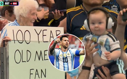 Kỳ diệu World Cup: Từ em bé đến cụ già 100 tuổi đều yêu mến Messi