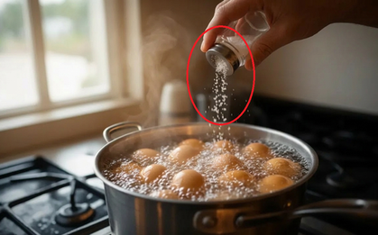 Chỉ 1 nhúm muối cũng đủ nâng tầm món trứng luộc quen thuộc