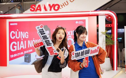 "Tọa độ giải nóng" thu hút người trẻ check-in: SANYO đang trẻ hóa thương hiệu như thế nào?
